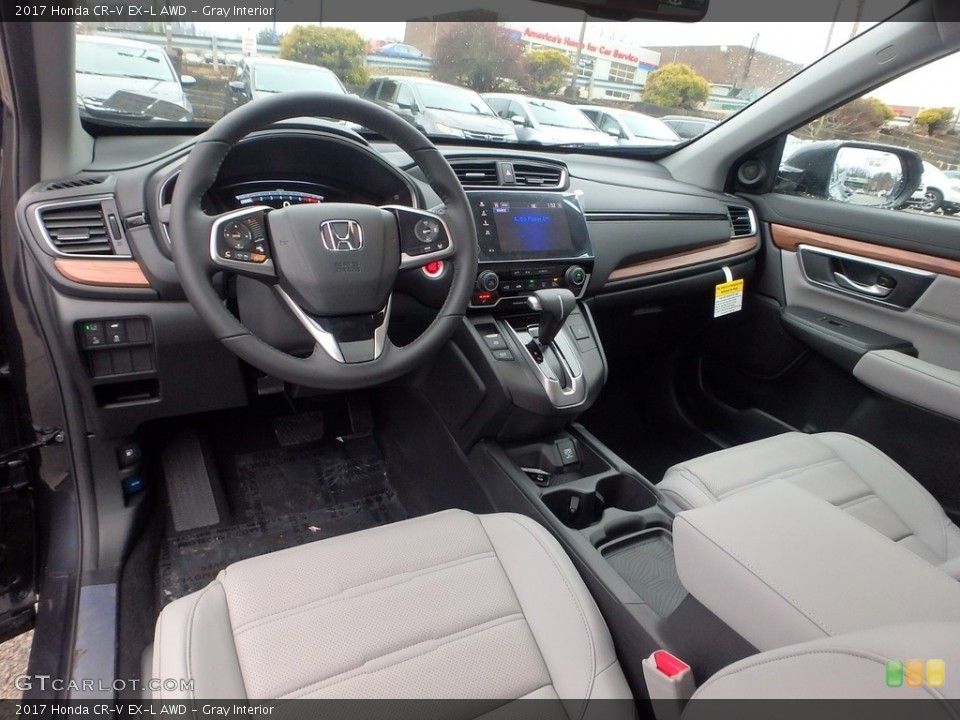 Gray Interior Photo for the 2017 Honda CR-V EX-L AWD #118291419