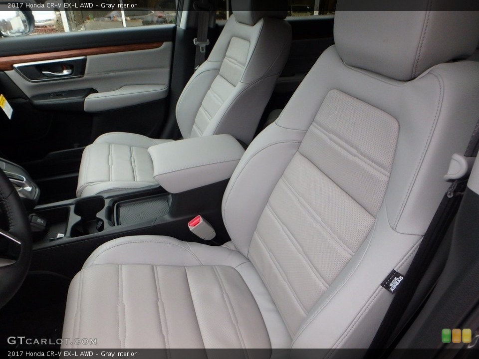 Gray Interior Front Seat for the 2017 Honda CR-V EX-L AWD #118292166