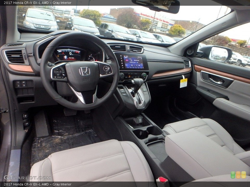 Gray Interior Photo for the 2017 Honda CR-V EX-L AWD #118292220