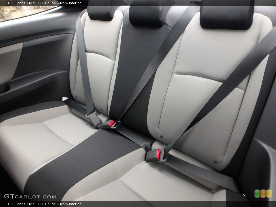 Ivory Interior Rear Seat for the 2017 Honda Civic EX-T Coupe #118292301