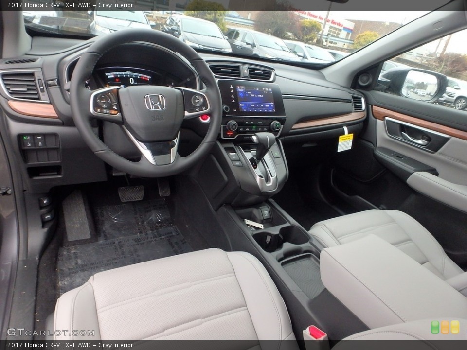 Gray Interior Photo for the 2017 Honda CR-V EX-L AWD #118293531