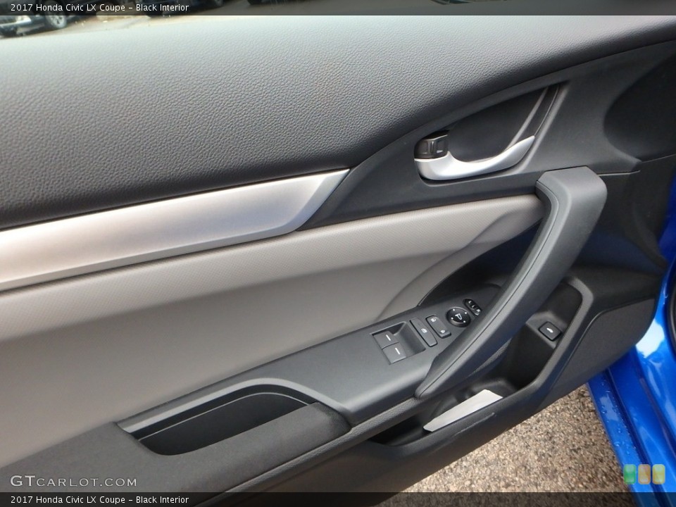 Black Interior Door Panel for the 2017 Honda Civic LX Coupe #118294110