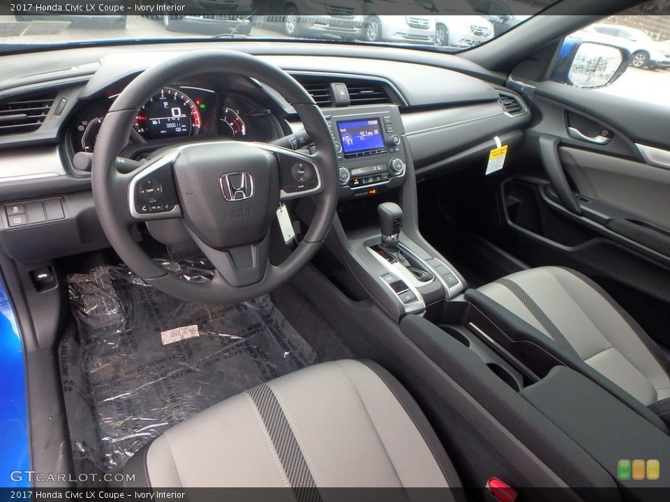 Ivory Interior Photo for the 2017 Honda Civic LX Coupe #118294878