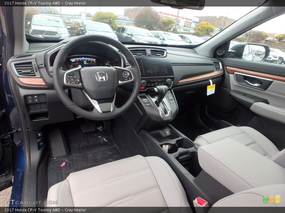 Gray Interior Prime Interior for the 2017 Honda CR-V Touring AWD #118295688