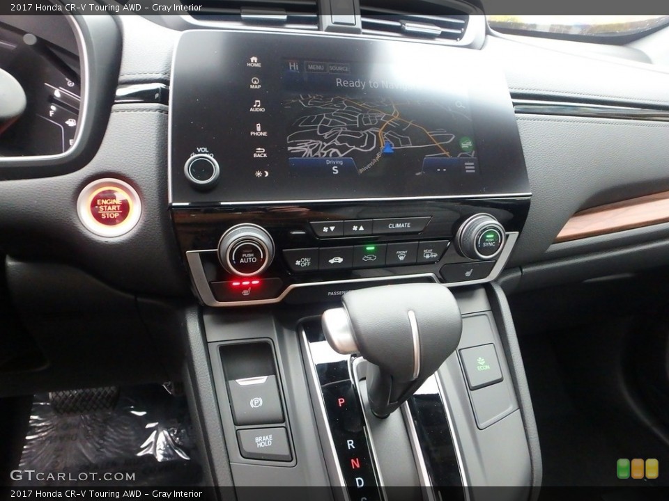 Gray Interior Controls for the 2017 Honda CR-V Touring AWD #118295733