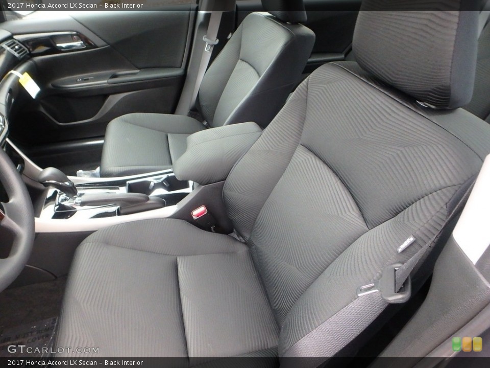 Black Interior Front Seat for the 2017 Honda Accord LX Sedan #118296525