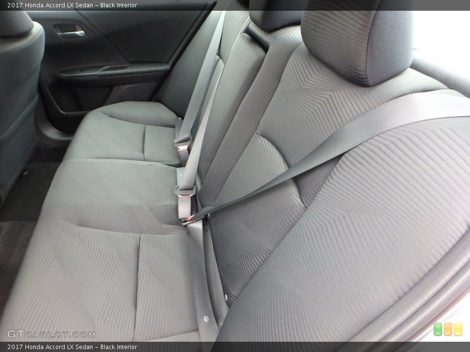 Black Interior Rear Seat for the 2017 Honda Accord LX Sedan #118296552