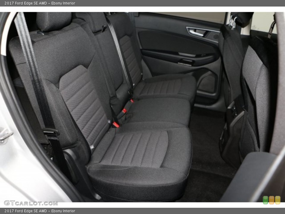 Ebony Interior Rear Seat for the 2017 Ford Edge SE AWD #118298586