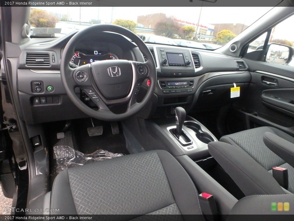 Black Interior Prime Interior for the 2017 Honda Ridgeline Sport AWD #118298748
