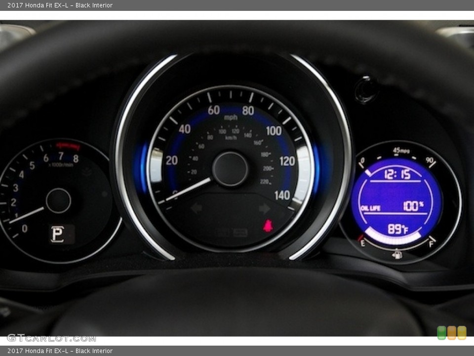 Black Interior Gauges for the 2017 Honda Fit EX-L #118301475