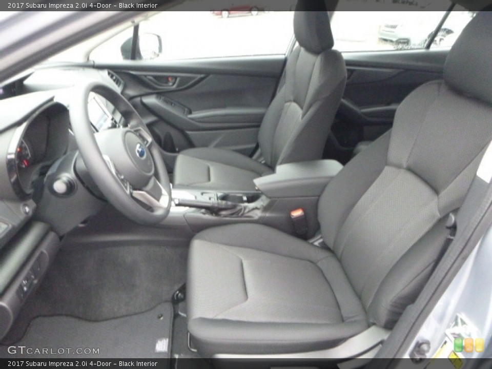 Black Interior Photo for the 2017 Subaru Impreza 2.0i 4-Door #118301886