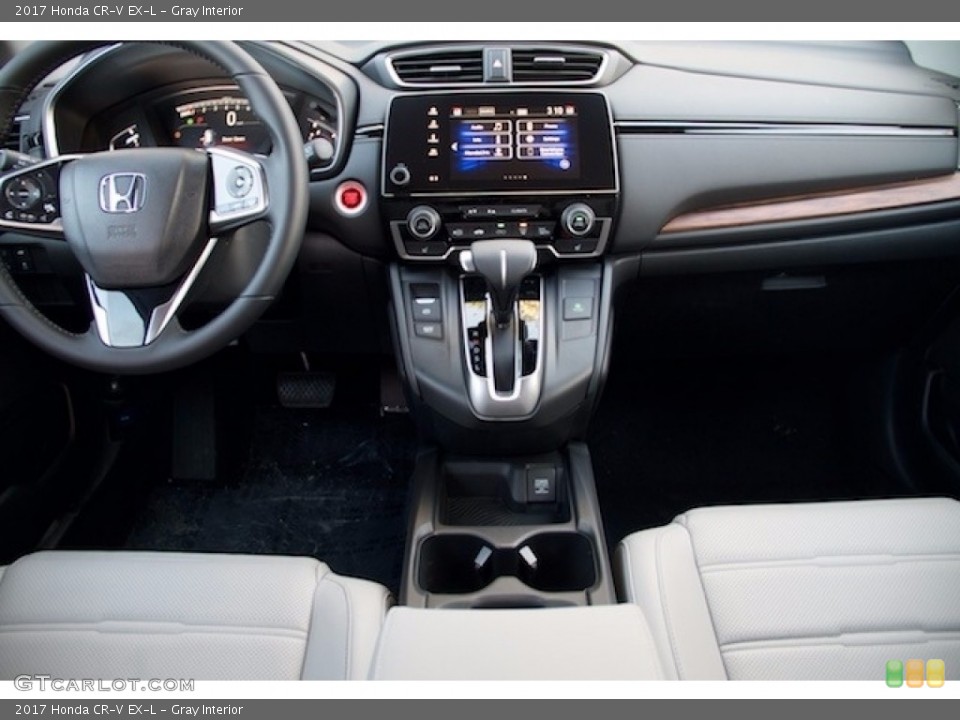 Gray Interior Dashboard for the 2017 Honda CR-V EX-L #118302783