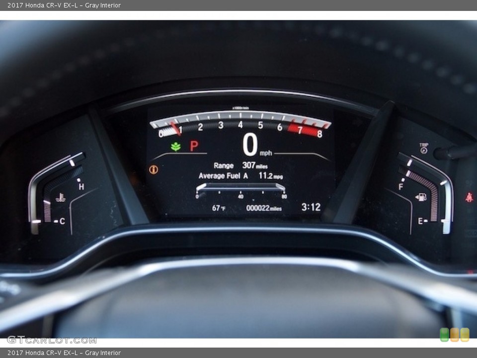 Gray Interior Gauges for the 2017 Honda CR-V EX-L #118302840