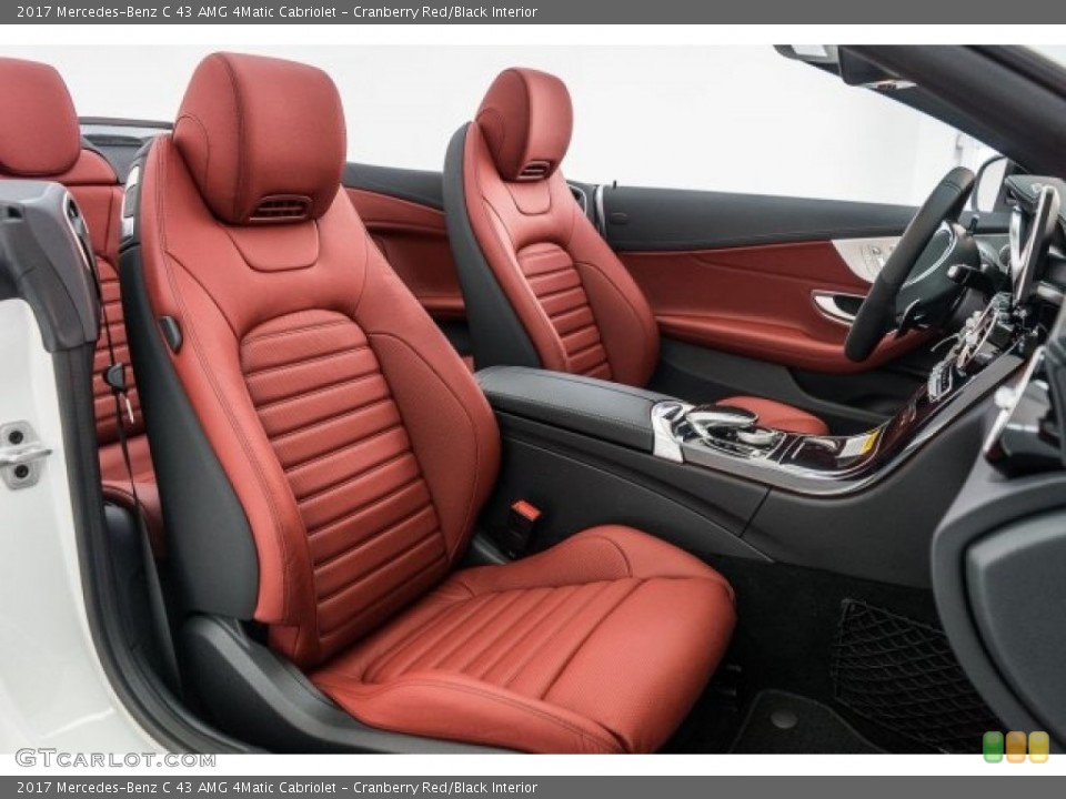 Cranberry Red/Black Interior Photo for the 2017 Mercedes-Benz C 43 AMG 4Matic Cabriolet #118310206
