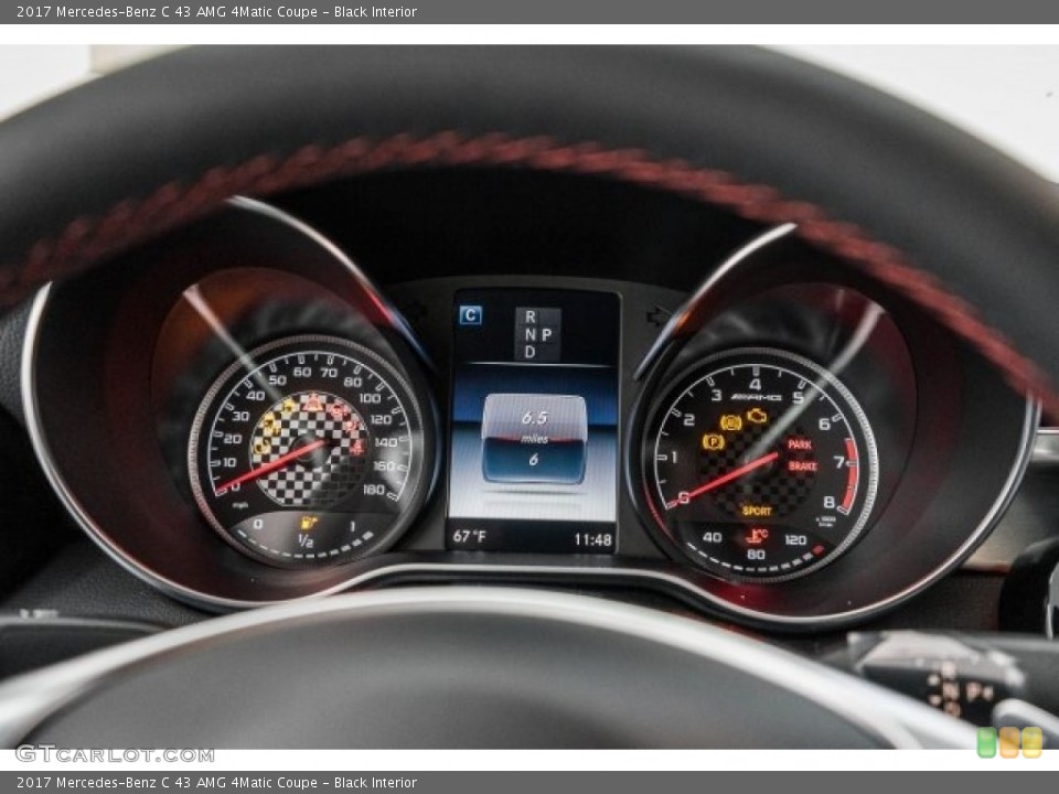 Black Interior Gauges for the 2017 Mercedes-Benz C 43 AMG 4Matic Coupe #118311236