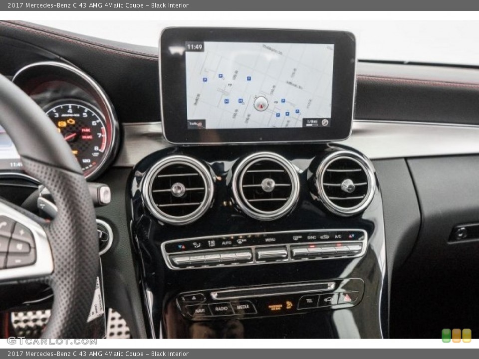 Black Interior Controls for the 2017 Mercedes-Benz C 43 AMG 4Matic Coupe #118311284