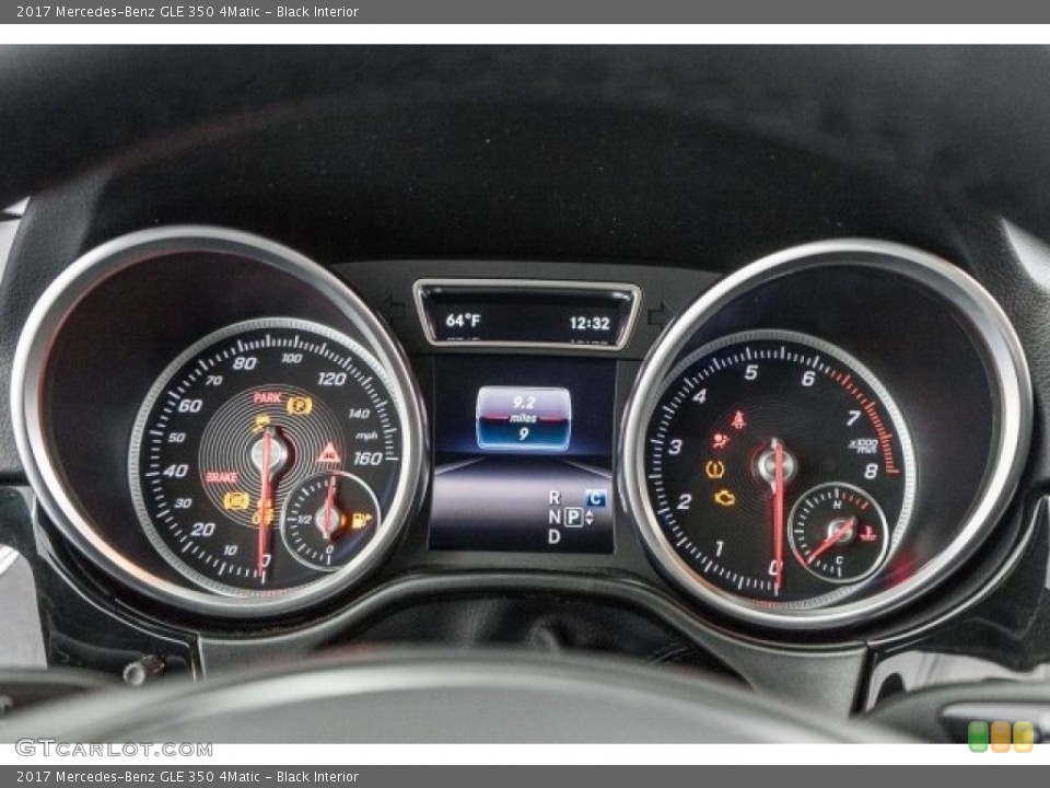 Black Interior Gauges for the 2017 Mercedes-Benz GLE 350 4Matic #118311737