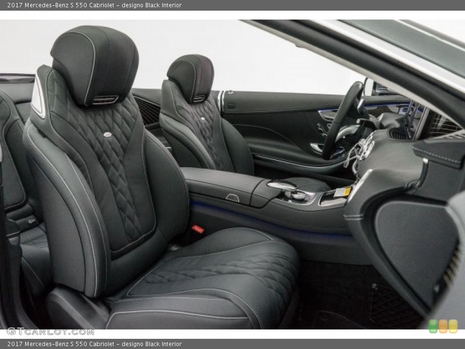 designo Black Interior Photo for the 2017 Mercedes-Benz S 550 Cabriolet #118311938
