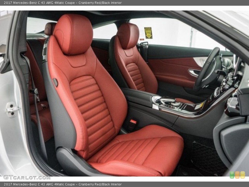 Cranberry Red/Black Interior Photo for the 2017 Mercedes-Benz C 43 AMG 4Matic Coupe #118312076