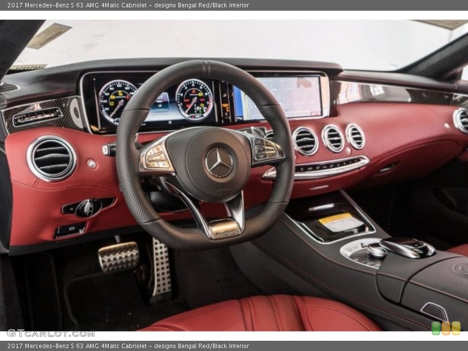 designo Bengal Red/Black Interior Dashboard for the 2017 Mercedes-Benz S 63 AMG 4Matic Cabriolet #118312484