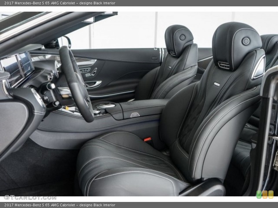 designo Black Interior Front Seat for the 2017 Mercedes-Benz S 65 AMG Cabriolet #118312835