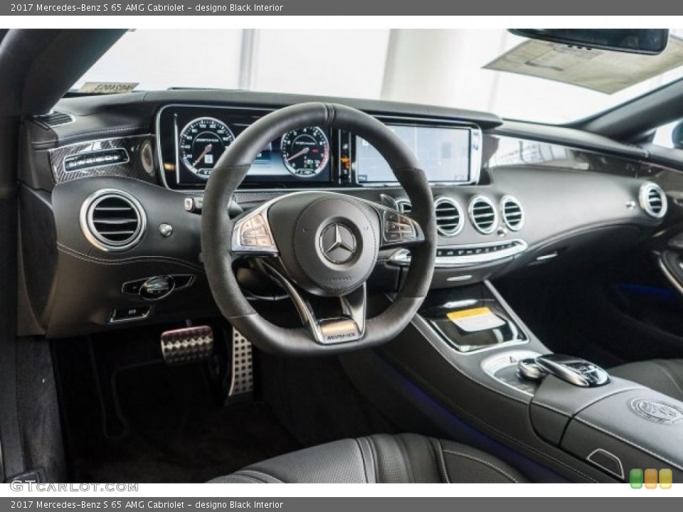 designo Black Interior Dashboard for the 2017 Mercedes-Benz S 65 AMG Cabriolet #118313072