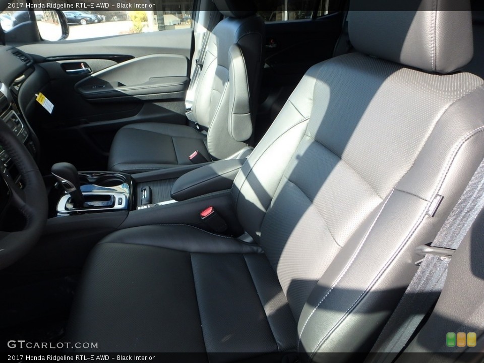 Black Interior Front Seat for the 2017 Honda Ridgeline RTL-E AWD #118313151