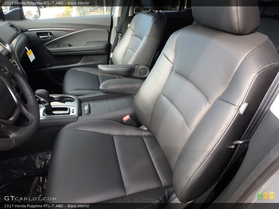 Black Interior Front Seat for the 2017 Honda Ridgeline RTL-T AWD #118314242