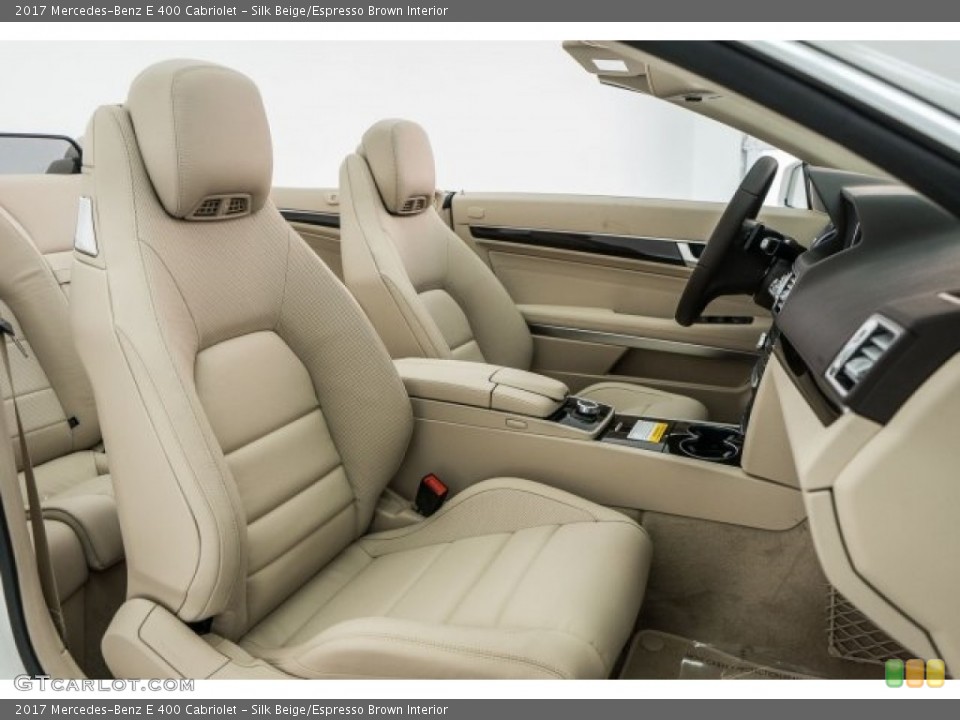 Silk Beige/Espresso Brown Interior Photo for the 2017 Mercedes-Benz E 400 Cabriolet #118314309