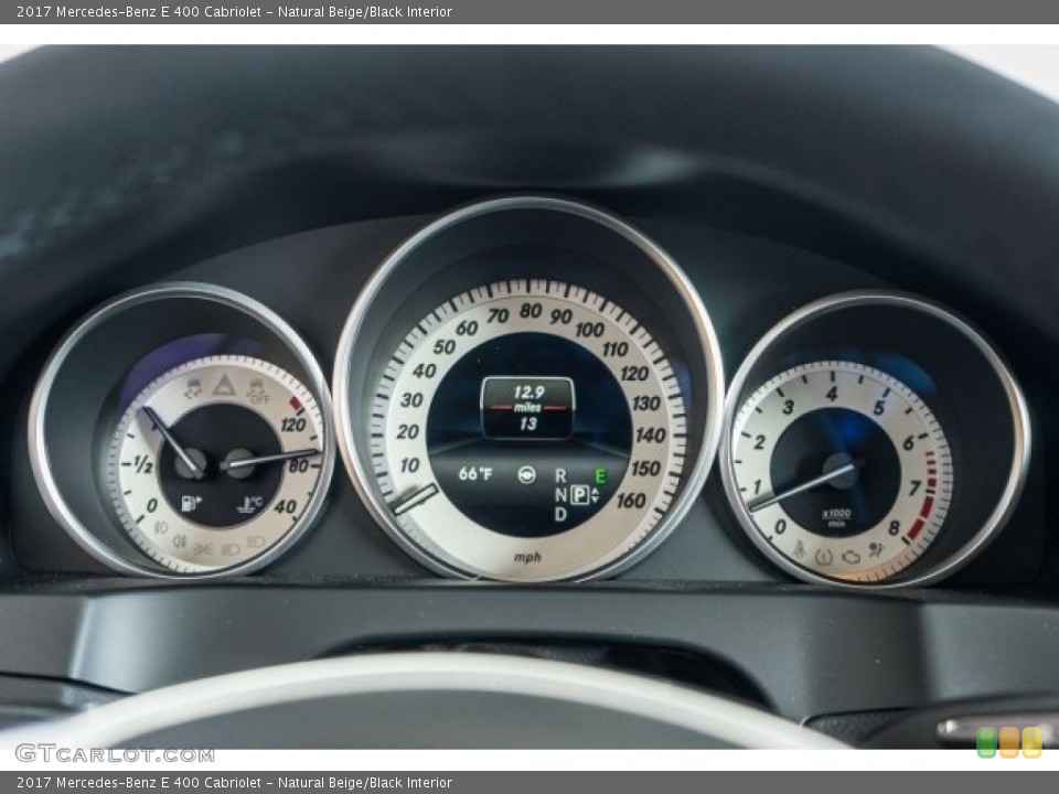 Natural Beige/Black Interior Gauges for the 2017 Mercedes-Benz E 400 Cabriolet #118314824