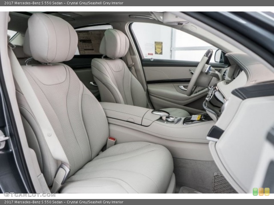 Crystal Grey/Seashell Grey Interior Photo for the 2017 Mercedes-Benz S 550 Sedan #118315496