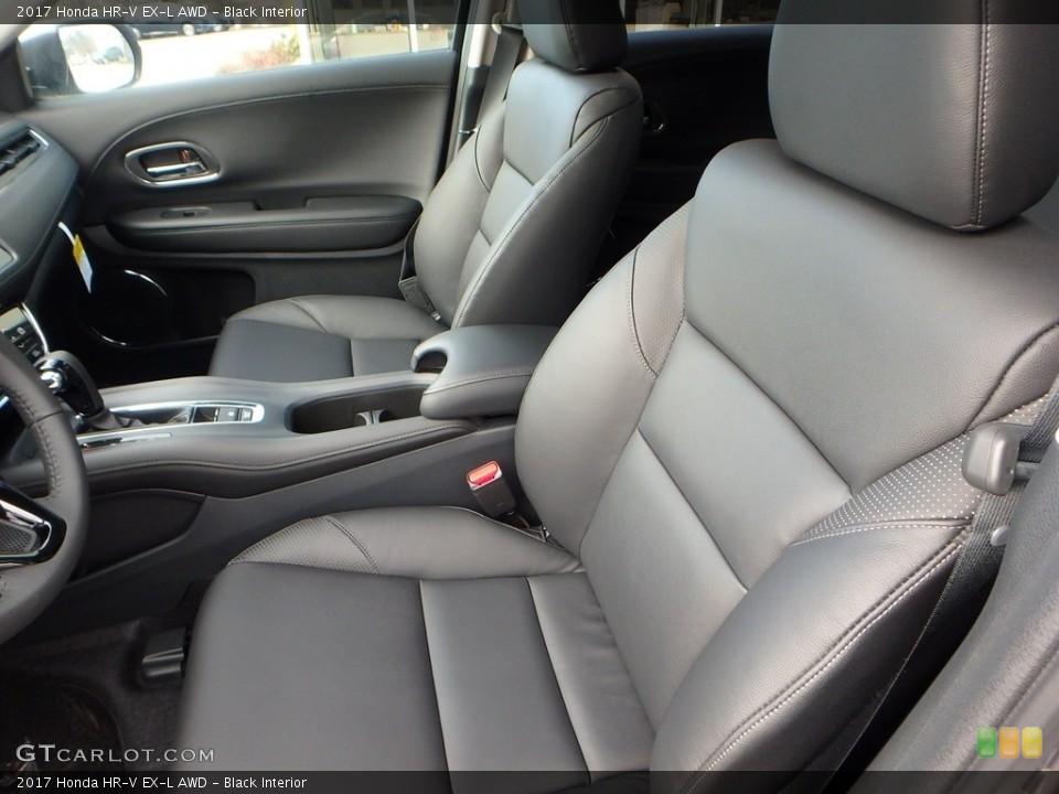 Black Interior Front Seat for the 2017 Honda HR-V EX-L AWD #118315637