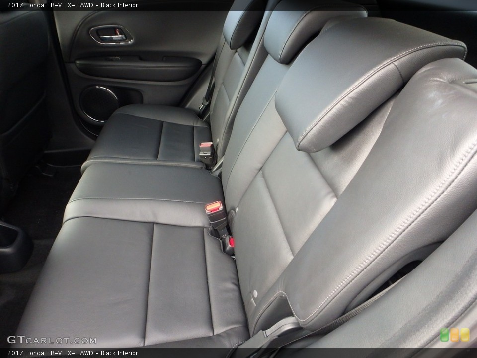Black Interior Rear Seat for the 2017 Honda HR-V EX-L AWD #118315661