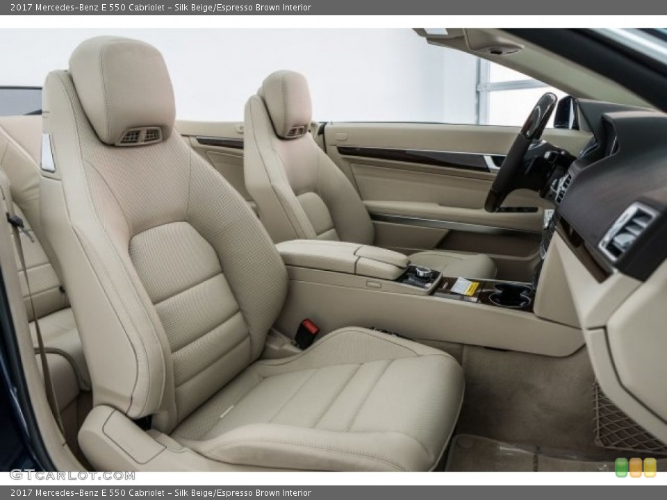 Silk Beige/Espresso Brown Interior Photo for the 2017 Mercedes-Benz E 550 Cabriolet #118316090