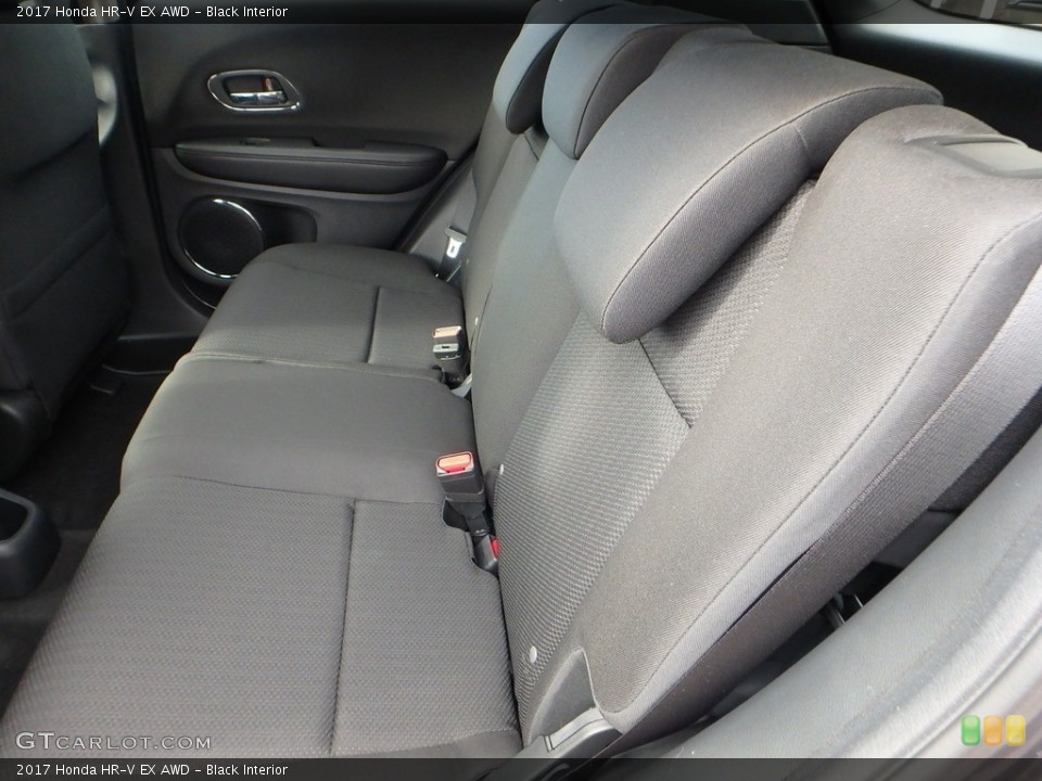 Black Interior Rear Seat for the 2017 Honda HR-V EX AWD #118316210