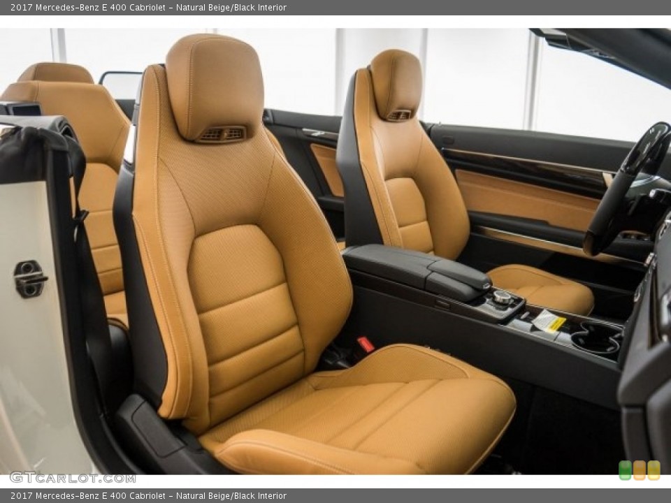 Natural Beige/Black Interior Photo for the 2017 Mercedes-Benz E 400 Cabriolet #118316312