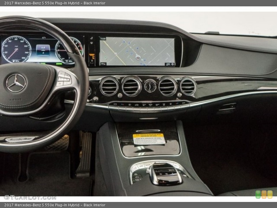 Black Interior Dashboard for the 2017 Mercedes-Benz S 550e Plug-In Hybrid #118316477