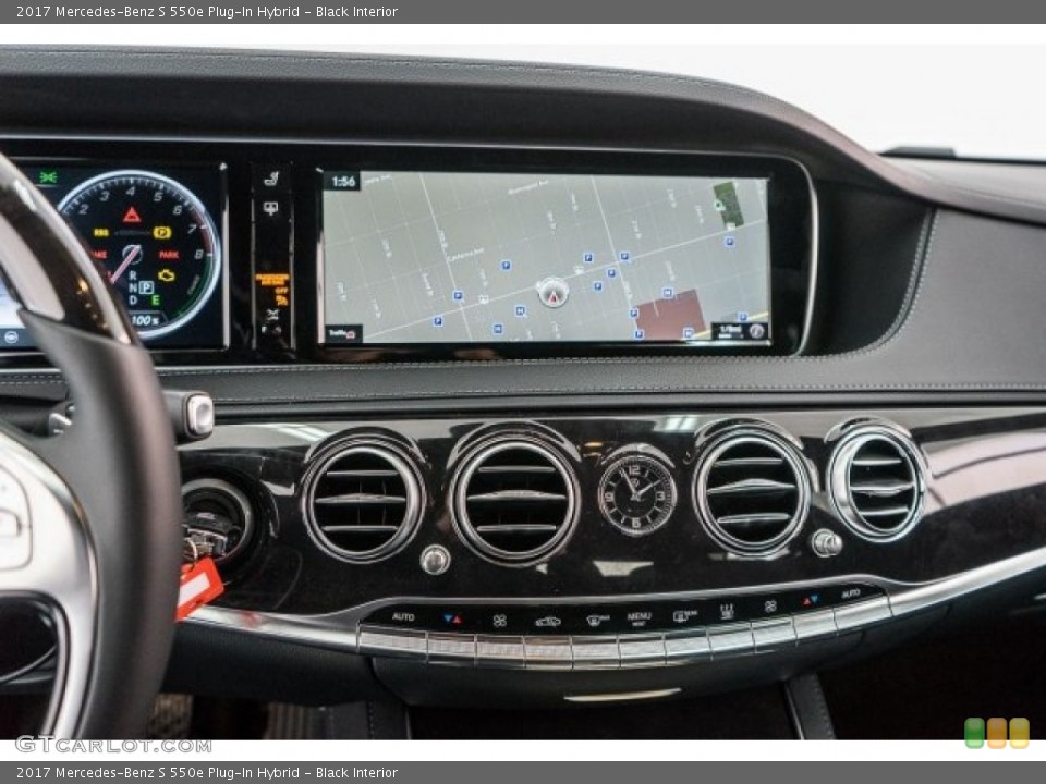 Black Interior Navigation for the 2017 Mercedes-Benz S 550e Plug-In Hybrid #118317121