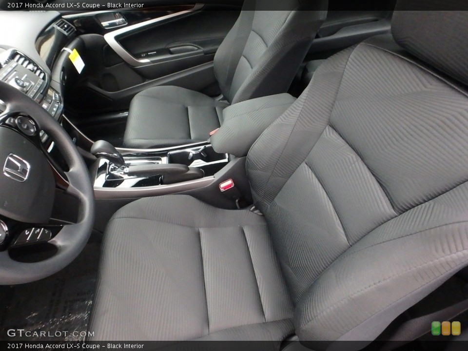 Black Interior Front Seat for the 2017 Honda Accord LX-S Coupe #118317776