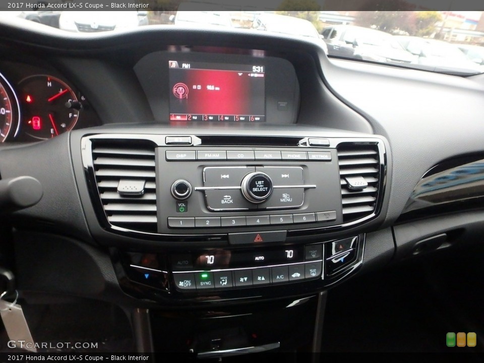 Black Interior Controls for the 2017 Honda Accord LX-S Coupe #118317877