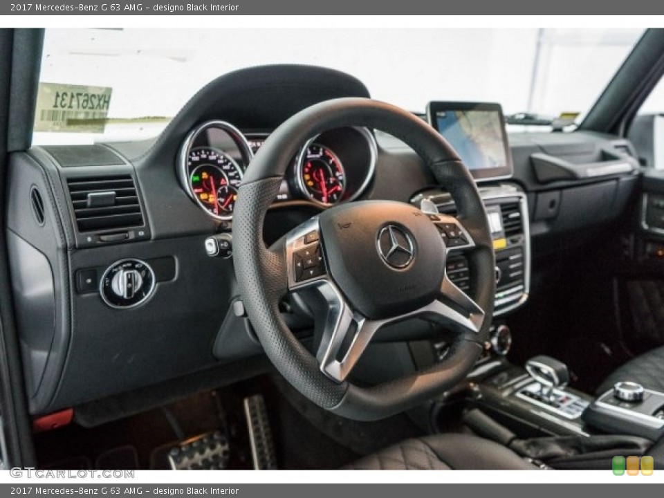 designo Black Interior Steering Wheel for the 2017 Mercedes-Benz G 63 AMG #118318613