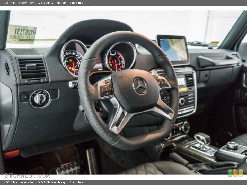 designo Black Interior Steering Wheel for the 2017 Mercedes-Benz G 63 AMG #118318898