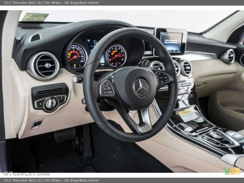 Silk Beige/Black Interior Dashboard for the 2017 Mercedes-Benz GLC 300 4Matic #118322606