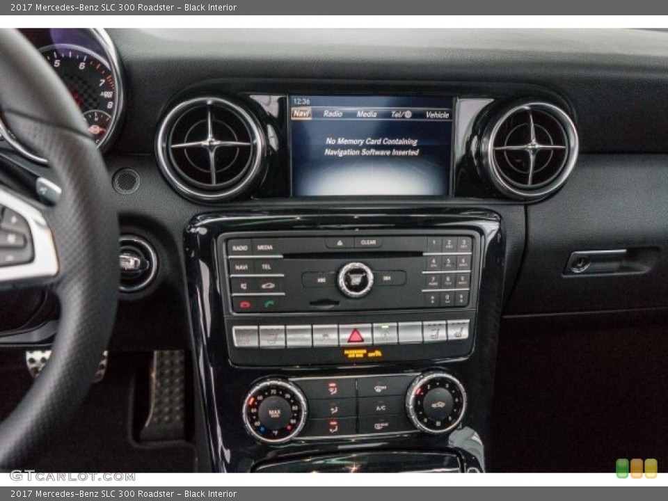 Black Interior Controls for the 2017 Mercedes-Benz SLC 300 Roadster #118323083