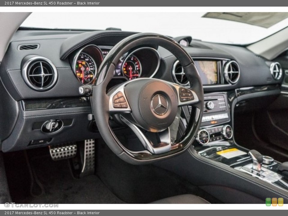 Black Interior Dashboard for the 2017 Mercedes-Benz SL 450 Roadster #118323734