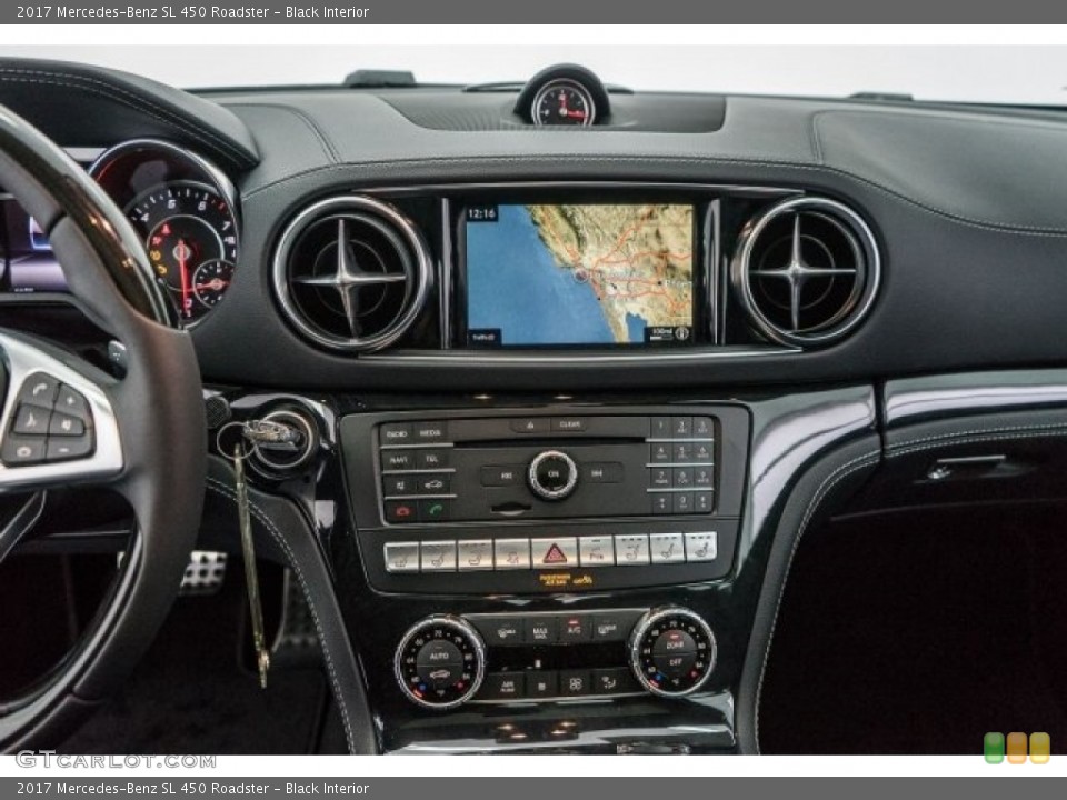 Black Interior Navigation for the 2017 Mercedes-Benz SL 450 Roadster #118323773