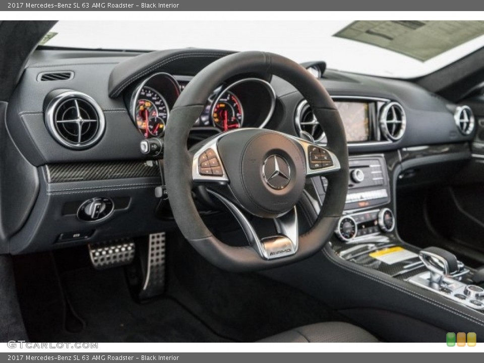 Black Interior Dashboard for the 2017 Mercedes-Benz SL 63 AMG Roadster #118324193