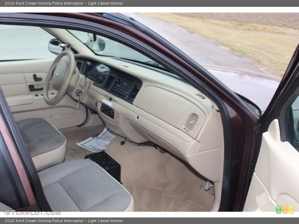 Light Camel Interior Dashboard for the 2010 Ford Crown Victoria Police Interceptor #118325480