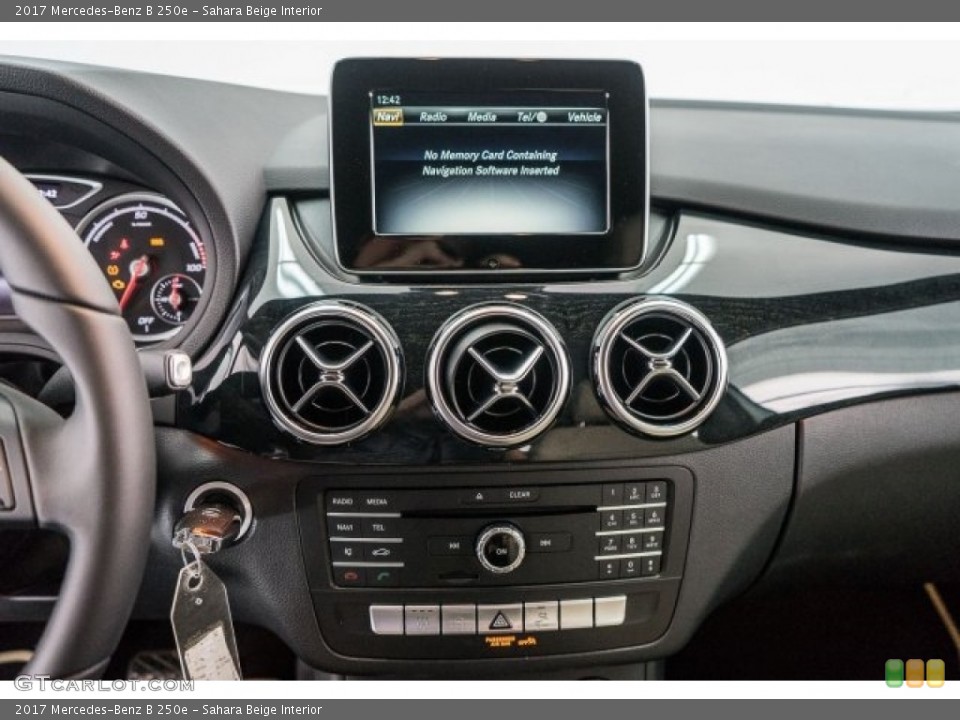 Sahara Beige Interior Controls for the 2017 Mercedes-Benz B 250e #118326488