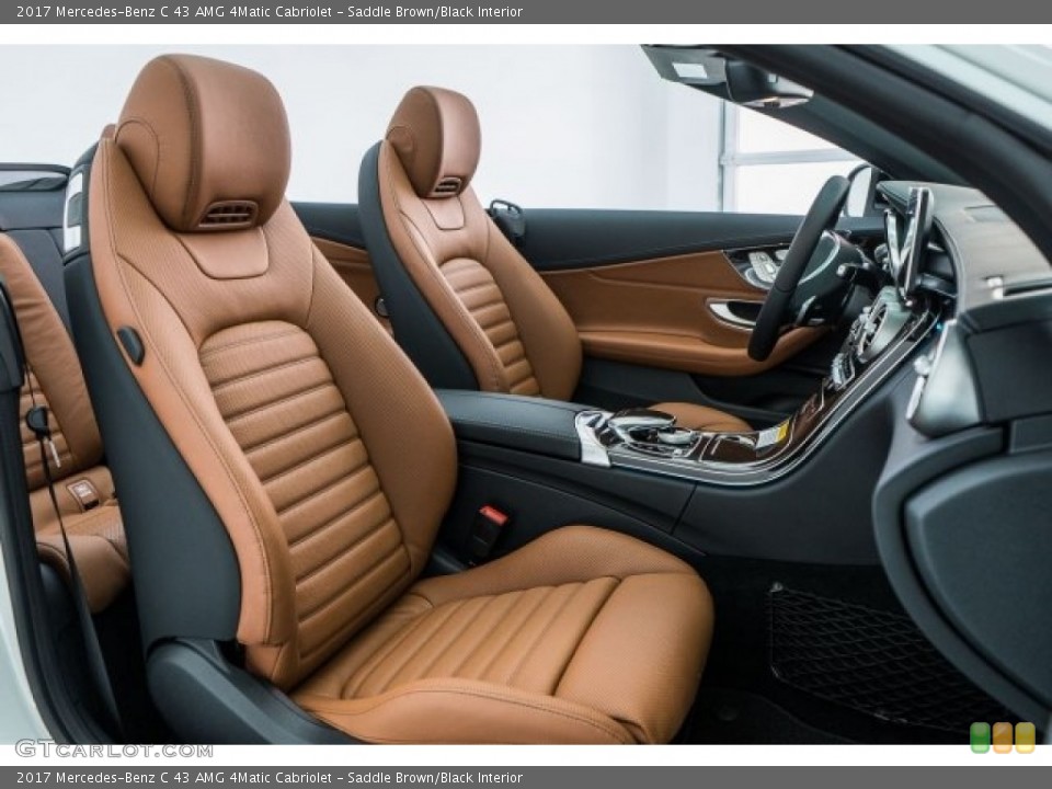 Saddle Brown/Black Interior Photo for the 2017 Mercedes-Benz C 43 AMG 4Matic Cabriolet #118326869